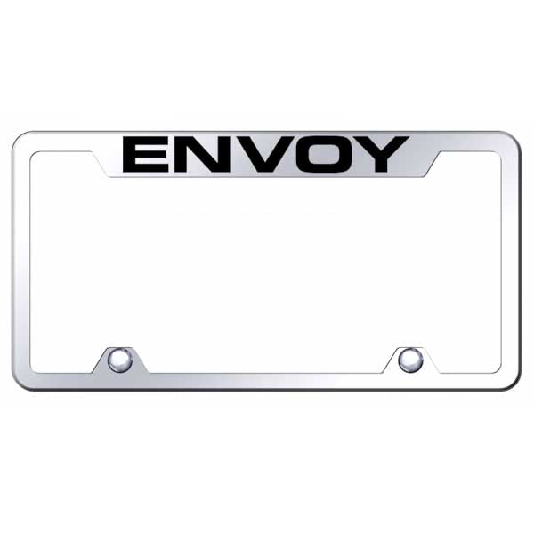 Envoy Steel Truck Cut-Out Frame - Laser Etched Mirrored