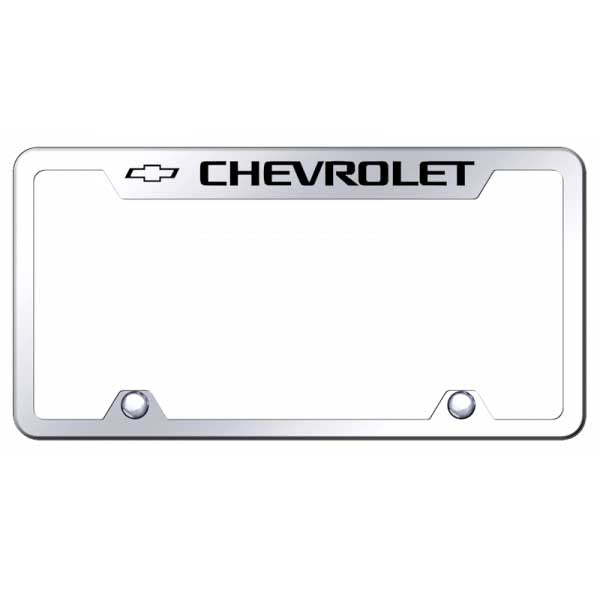 Chevrolet Steel Truck Cut-Out Frame - Laser Etched Mirrored