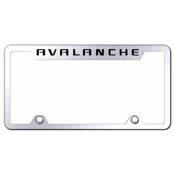 Avalanche Stainless Steel Frame - Laser Etched Mirrored