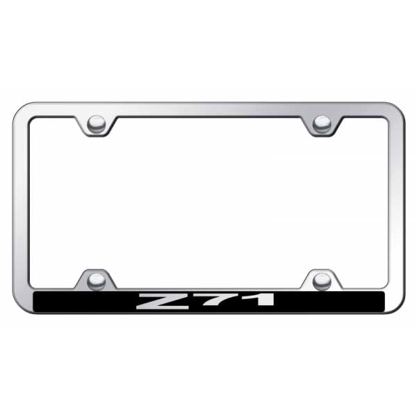 Z71 Wide Body ABS Frame - Laser Etched Mirrored