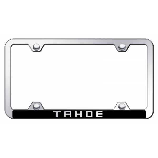 Black Tahoe Wide Body ABS Frame - Laser Etched Mirrored