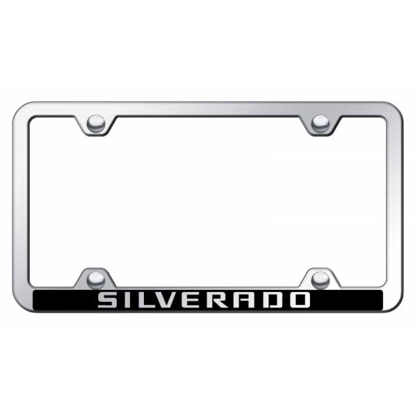 Silverado Wide Body ABS Frame - Laser Etched Mirrored