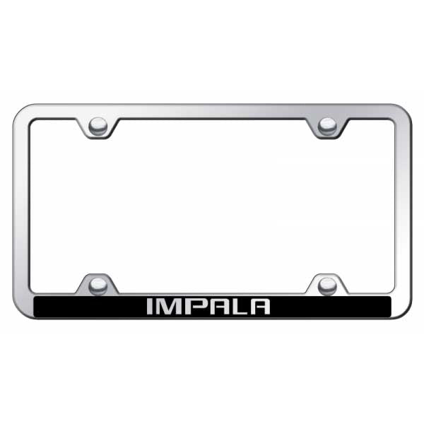 Black Impala Wide Body ABS Frame - Laser Etched Mirrored