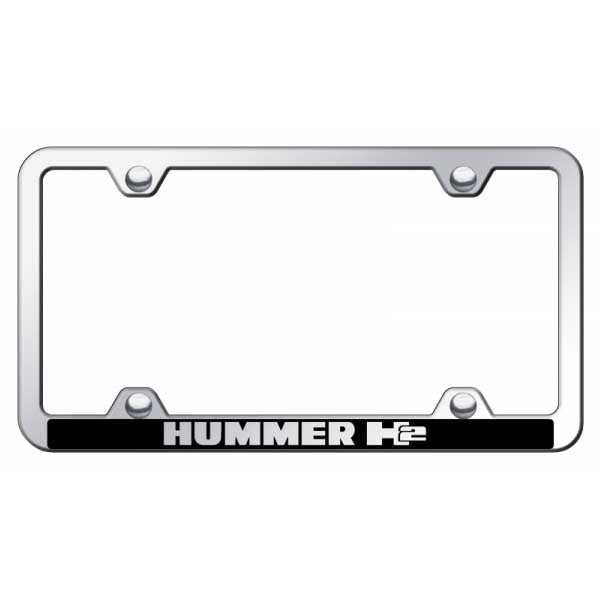 Hummer H2 Wide Body ABS Frame - Laser Etched Mirrored