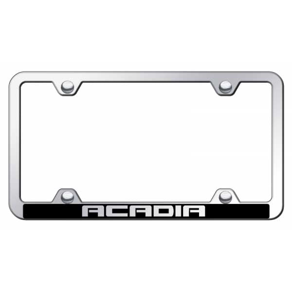 Black Acadia Wide Body ABS Frame - Laser Etched Mirrored