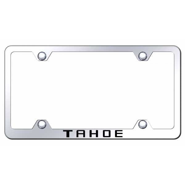 Light Gray Tahoe Steel Wide Body Frame - Laser Etched Mirrored