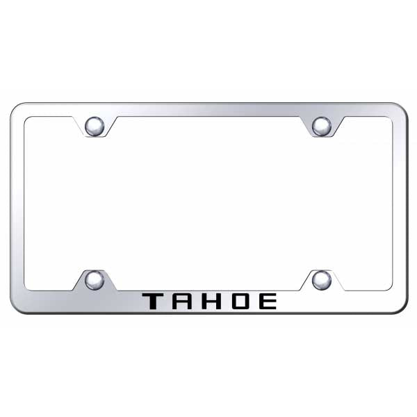 Tahoe Steel Wide Body Frame - Laser Etched Mirrored