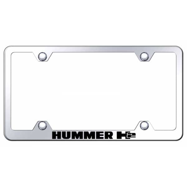 Light Gray Hummer H2 Steel Wide Body Frame - Laser Etched Mirrored