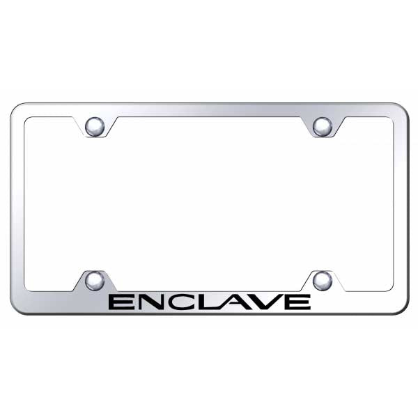Enclave Stainless Steel Frame - Laser Etched Mirrored