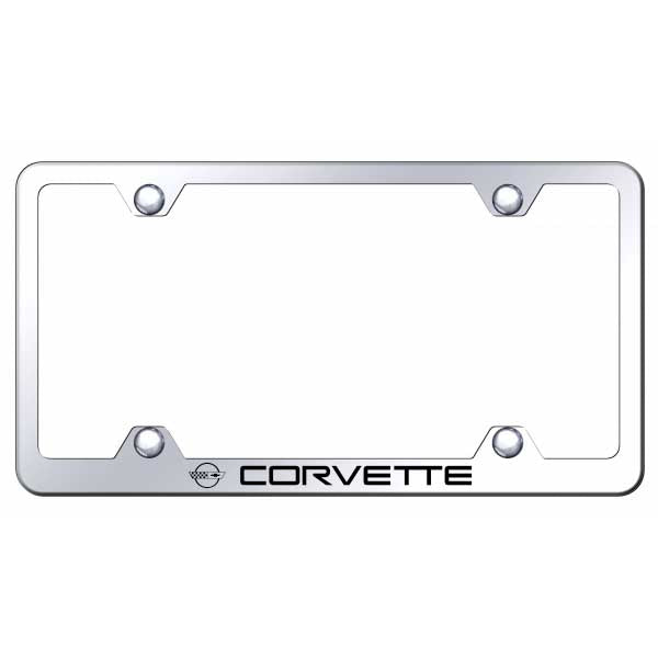 Light Gray Corvette C4 Steel Wide Body Frame - Laser Etched Mirrored