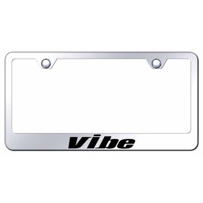 Vibe Stainless Steel Frame - Laser Etched Mirrored