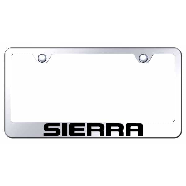 Light Gray Sierra Stainless Steel Frame - Laser Etched Mirrored