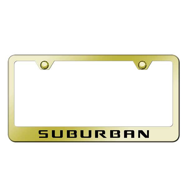 Wheat Suburban Stainless Steel Frame - Laser Etched Gold