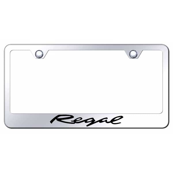Light Gray Regal Stainless Steel Frame - Laser Etched Mirrored