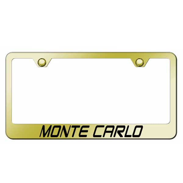 Wheat Monte Carlo Stainless Steel Frame - Laser Etched Gold