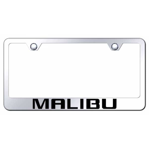 Light Gray Malibu Stainless Steel Frame - Laser Etched Mirrored