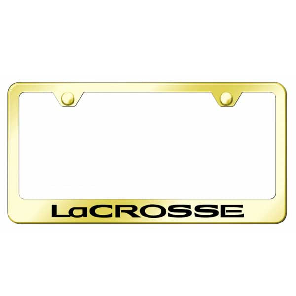 Light Goldenrod Yellow LaCrosse Stainless Steel Frame - Laser Etched Gold