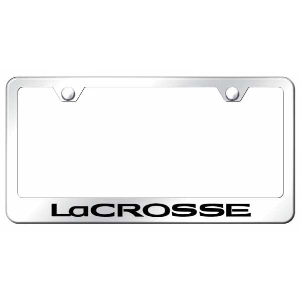 Light Gray LaCrosse Stainless Steel Frame - Laser Etched Mirrored