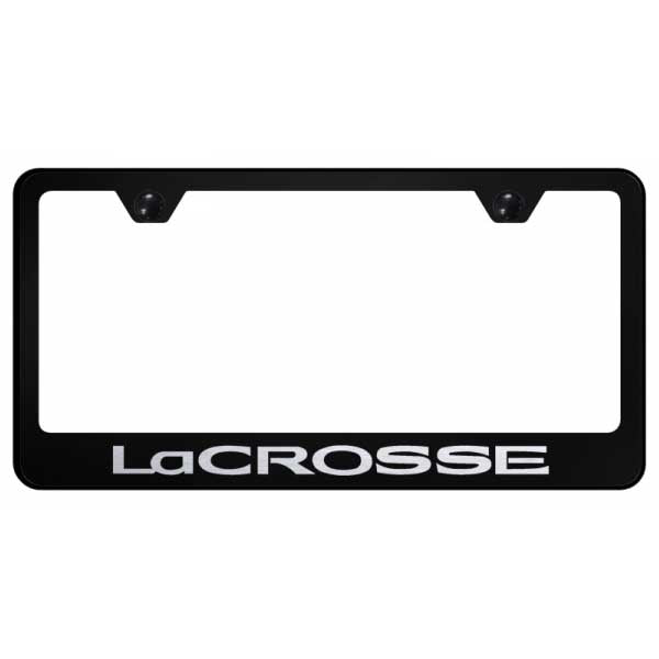 LaCrosse Stainless Steel Frame - Laser Etched Black