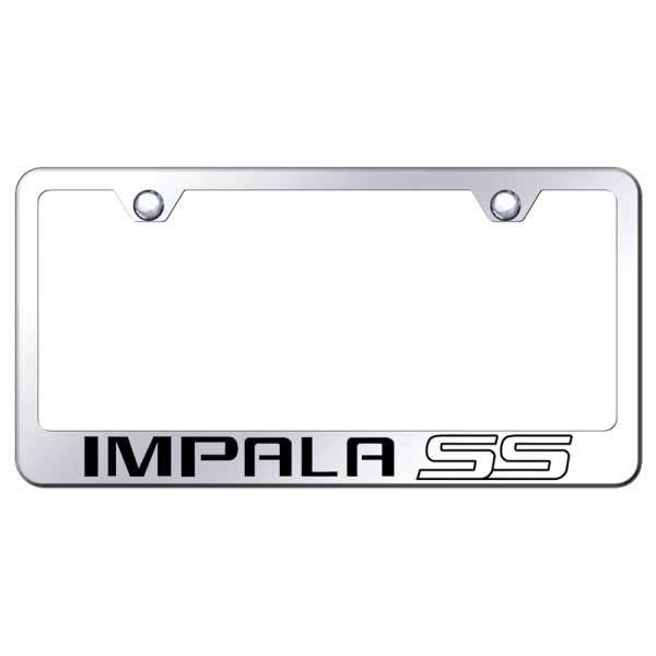 Light Gray Impalla SS Stainless Steel Frame - Laser Etched Mirrored