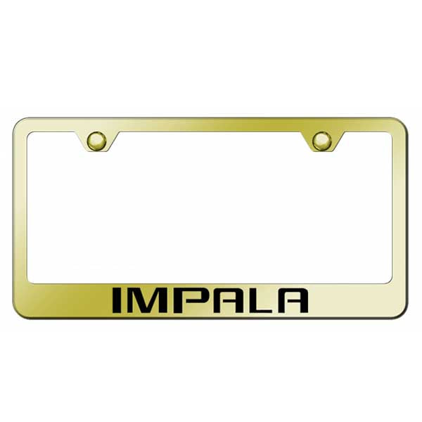 Wheat Impala Stainless Steel Frame - Laser Etched Gold