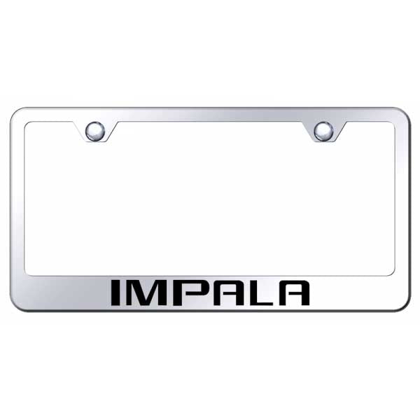 Impala Stainless Steel Frame - Laser Etched Mirrored