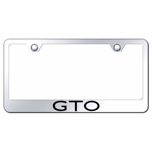 Light Gray GTO Stainless Steel Frame - Laser Etched Mirrored