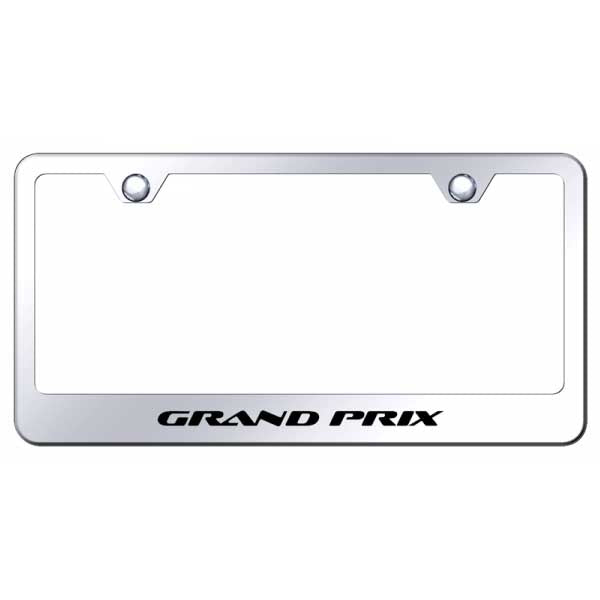 Grand Prix Stainless Steel Frame - Laser Etched Mirrored