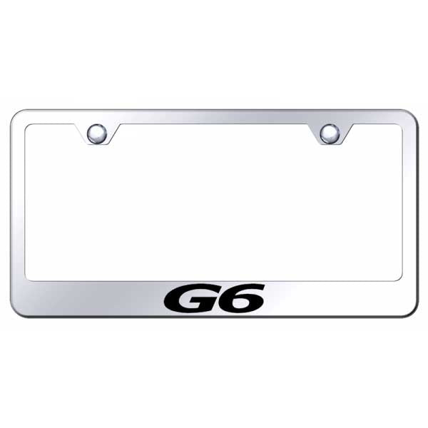 G6 Stainless Steel Frame - Laser Etched Mirrored