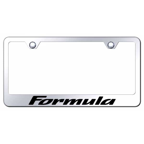 Light Gray Formula Stainless Steel Frame - Laser Etched Mirrored