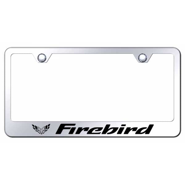 Firebird Stainless Steel Frame - Laser Etched Mirrored