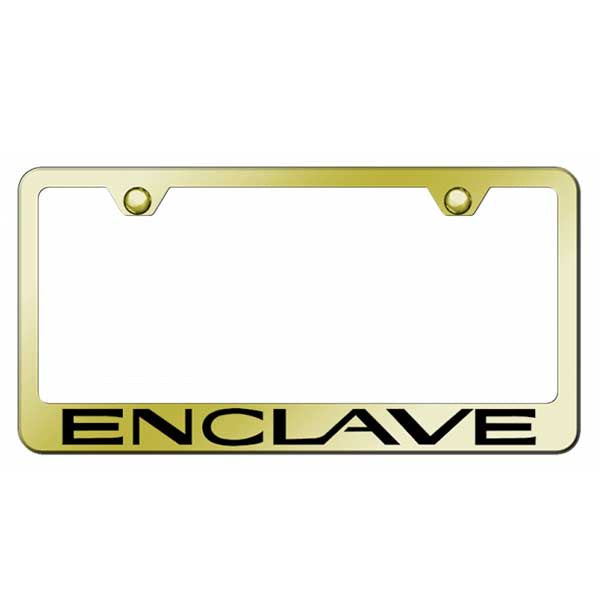 Wheat Enclave Stainless Steel Frame - Laser Etched Gold