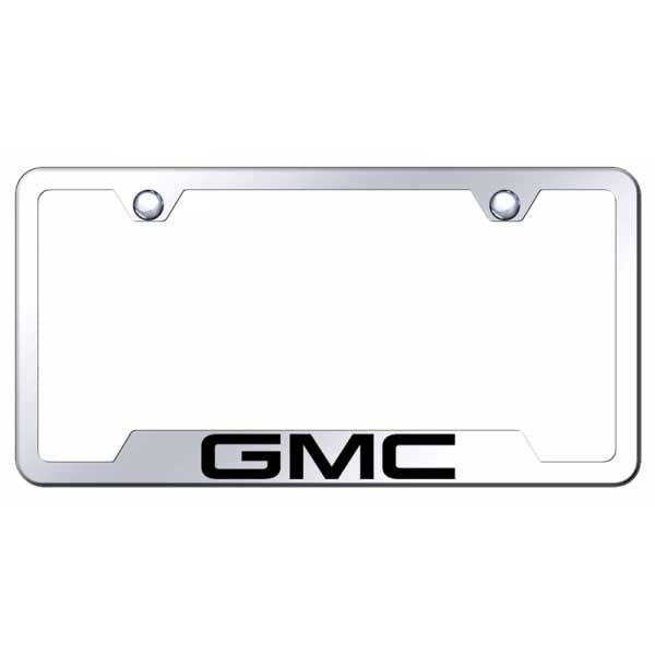 GMC Cut-Out Frame - Laser Etched Mirrored