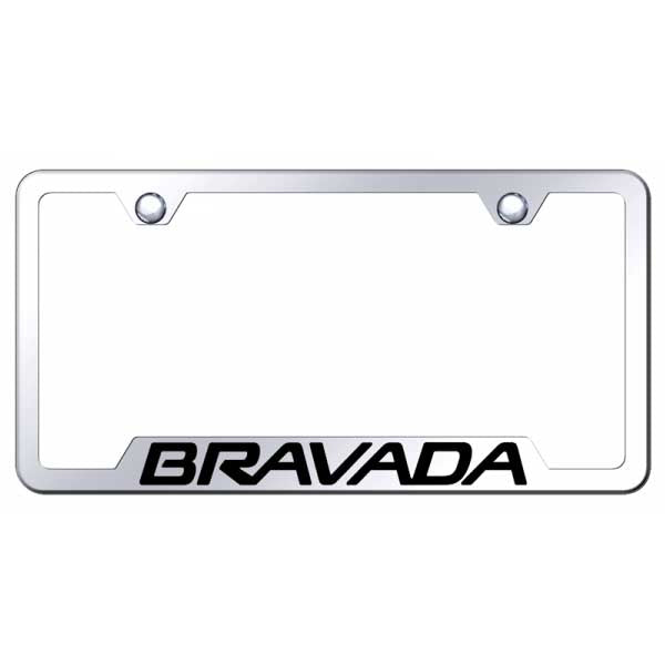 Bravada Cut-Out Frame - Laser Etched Mirrored