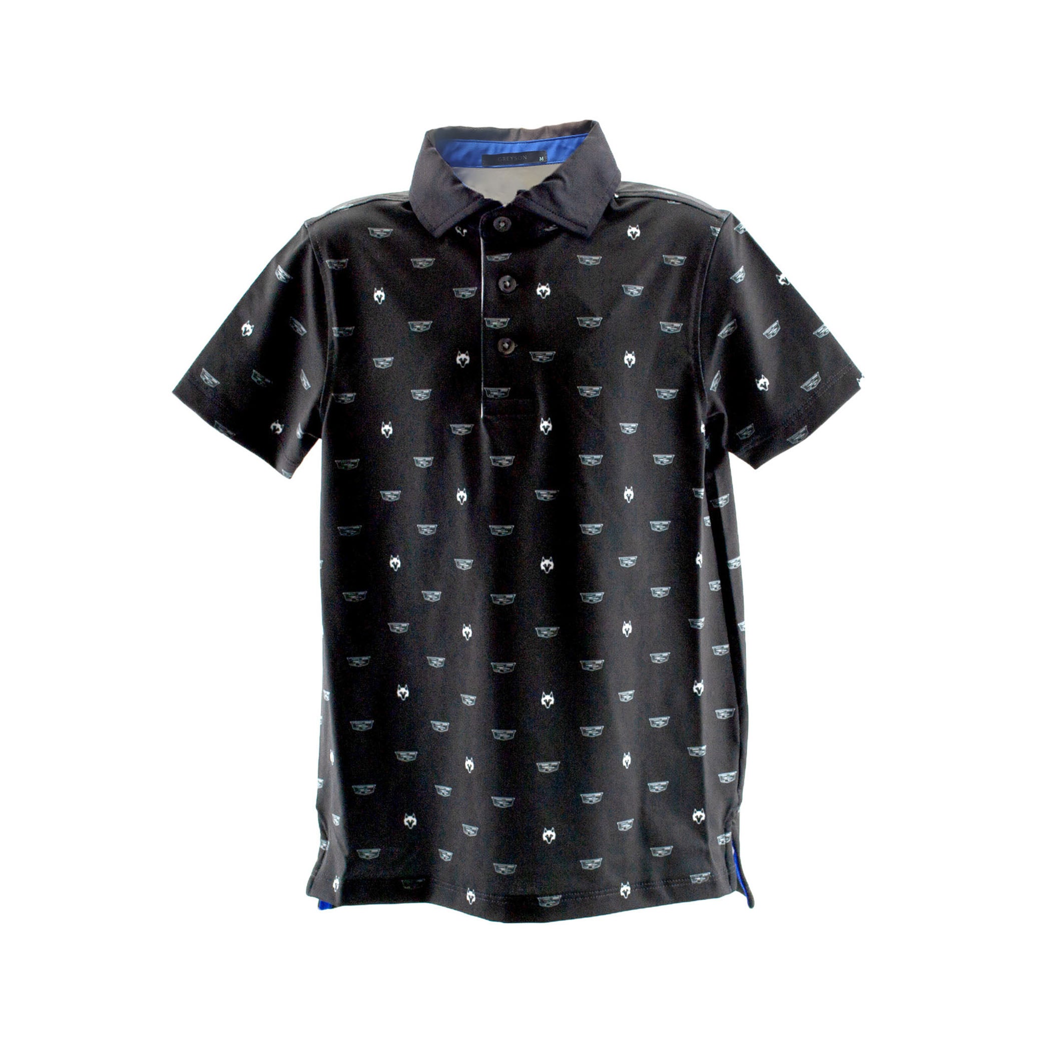 Dark Slate Gray Cadillac Youth Icon Polo by Greyson