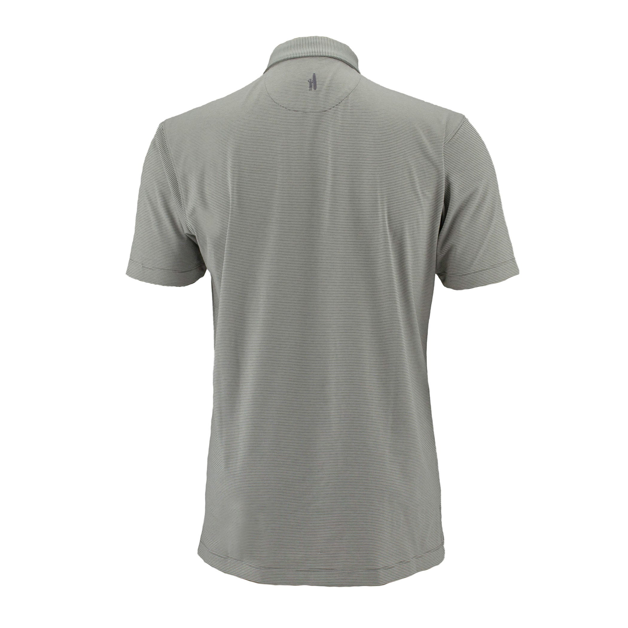 Light Slate Gray Buick Mens Johnnie-O Striped Polo