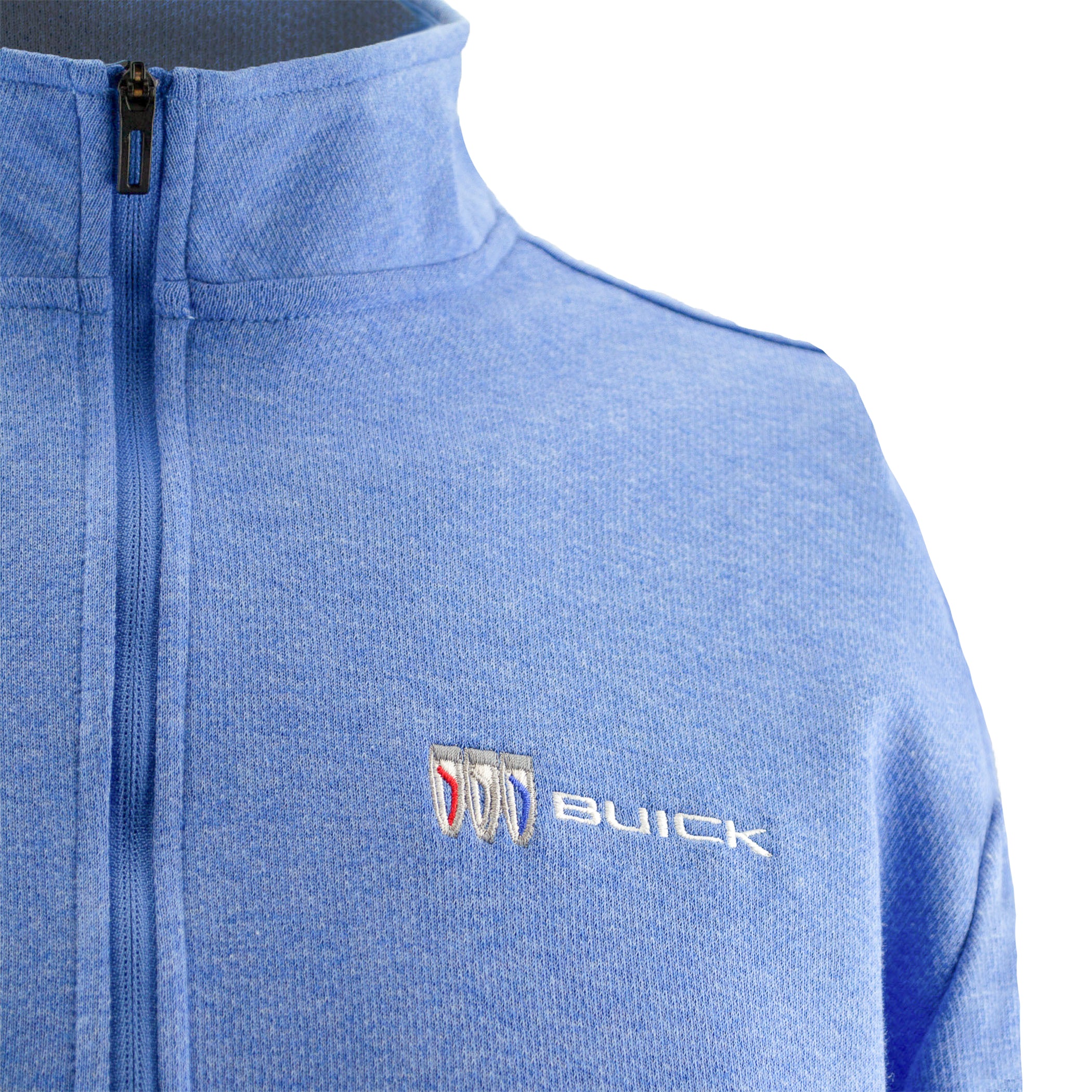 Cornflower Blue Buick Mens Adidas Quarter-Zip