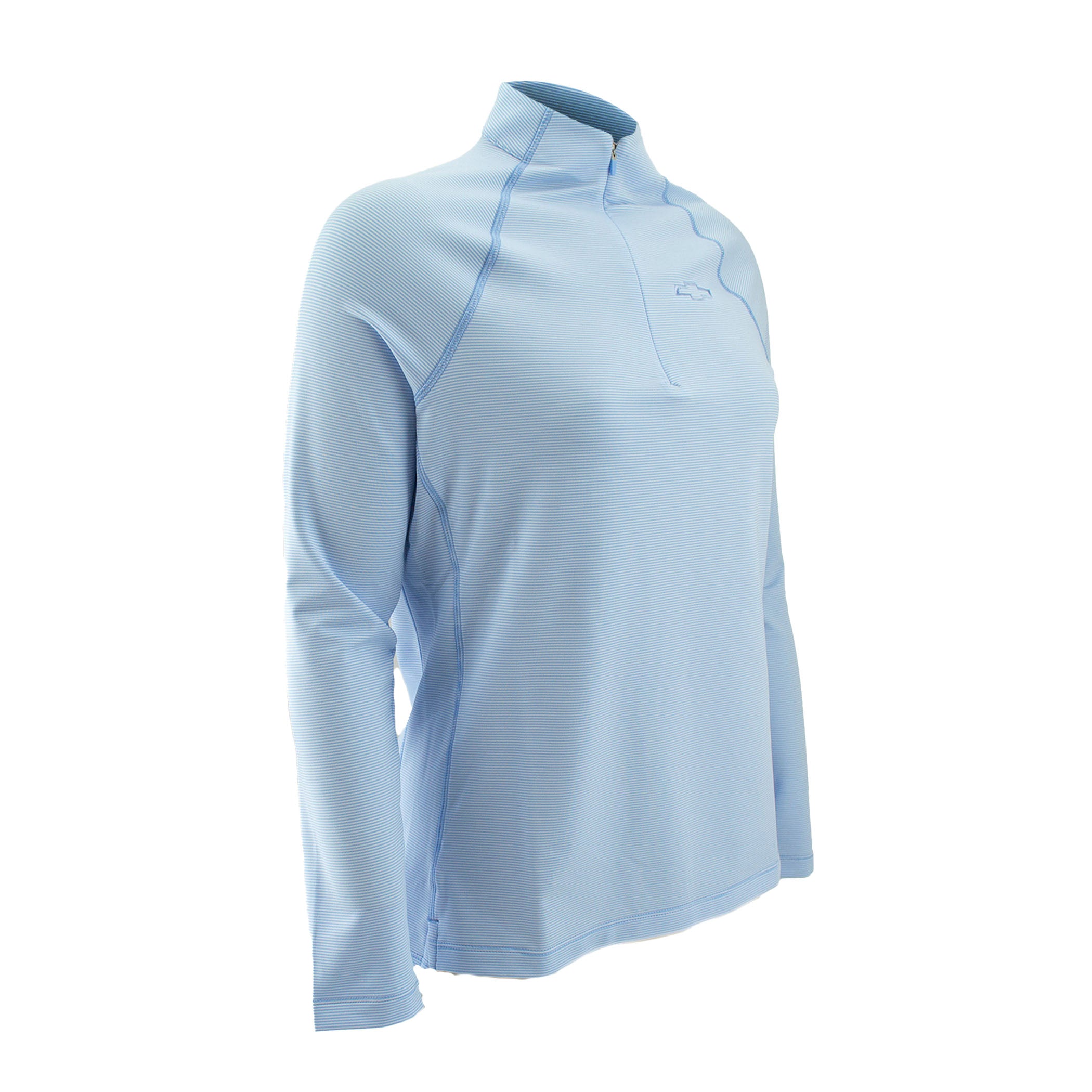 Light Steel Blue Chevrolet Women's Peter Millar Raglan-Sleeve Perth Layer