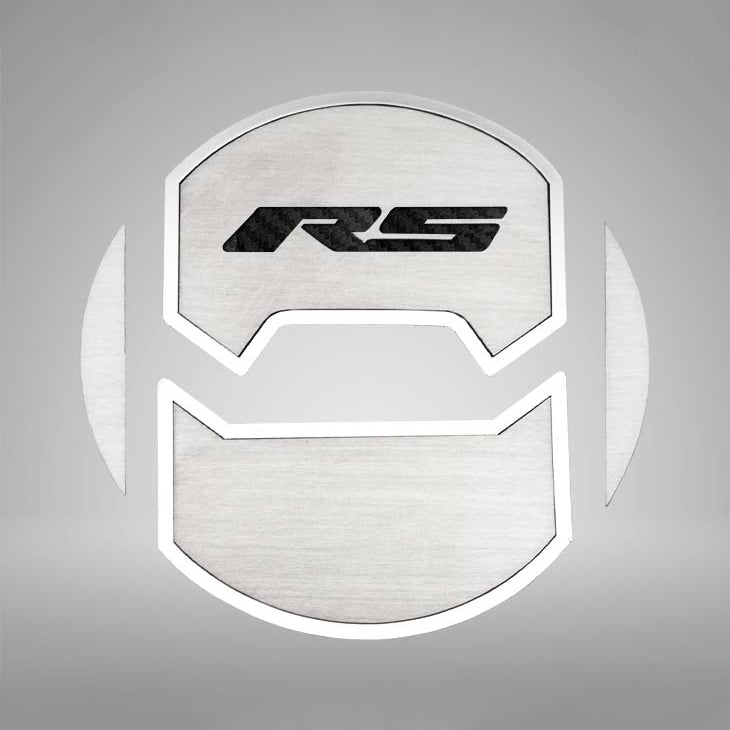 Gray 2010-2015 Camaro RS - Round A/C Vent Duct Covers Deluxe "RS" Style 8Pc - Brushed Stainless