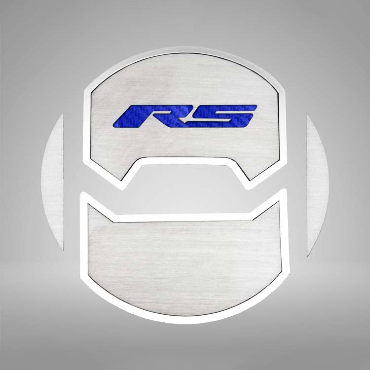 Gray 2010-2015 Camaro RS - Round A/C Vent Duct Covers Deluxe "RS" Style 8Pc - Brushed Stainless