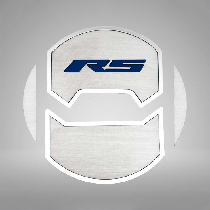 Gray 2010-2015 Camaro RS - Round A/C Vent Duct Covers Deluxe "RS" Style 8Pc - Brushed Stainless