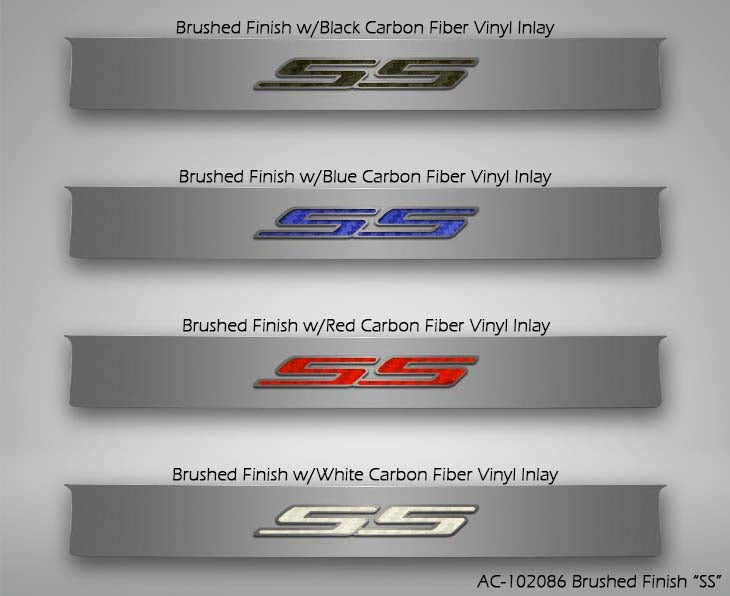 Dark Gray 2010-2013 Camaro - SS Trunk Lid Plate - Polished