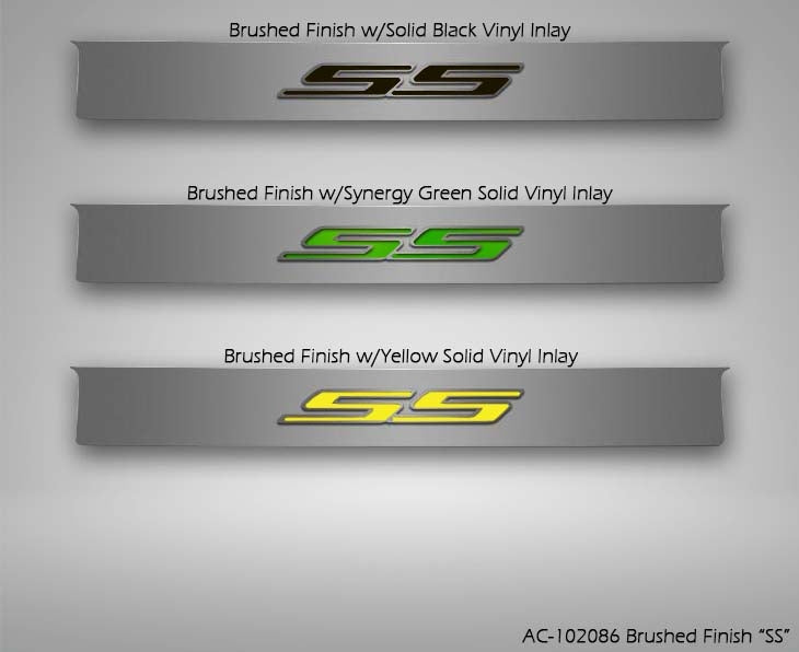 Dark Gray 2010-2013 Camaro - SS Trunk Lid Plate - Polished
