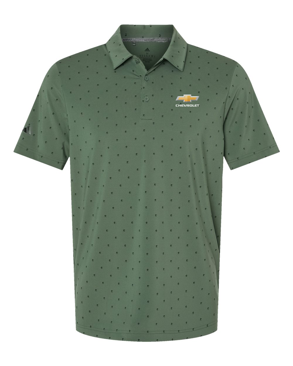 Chevrolet Men's Pine Tree Adidas Polo