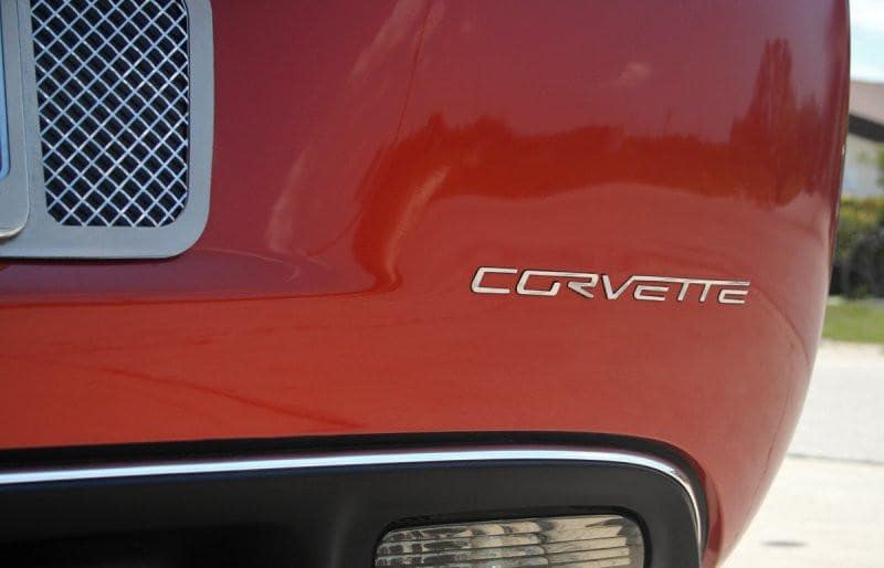 Sienna 2005-2013 C6 Corvette - Rear Bumper CORVETTE Letter Set - Polished Stainless Steel