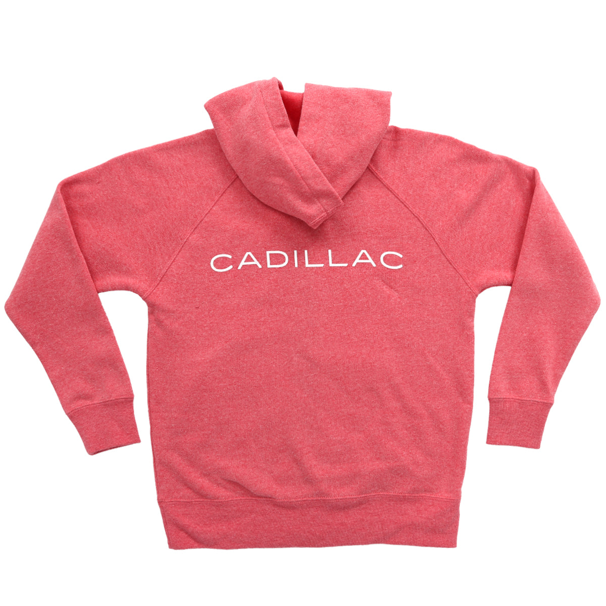 Light Coral Cadillac Youth Full Zip Hoodie - Pomegranate