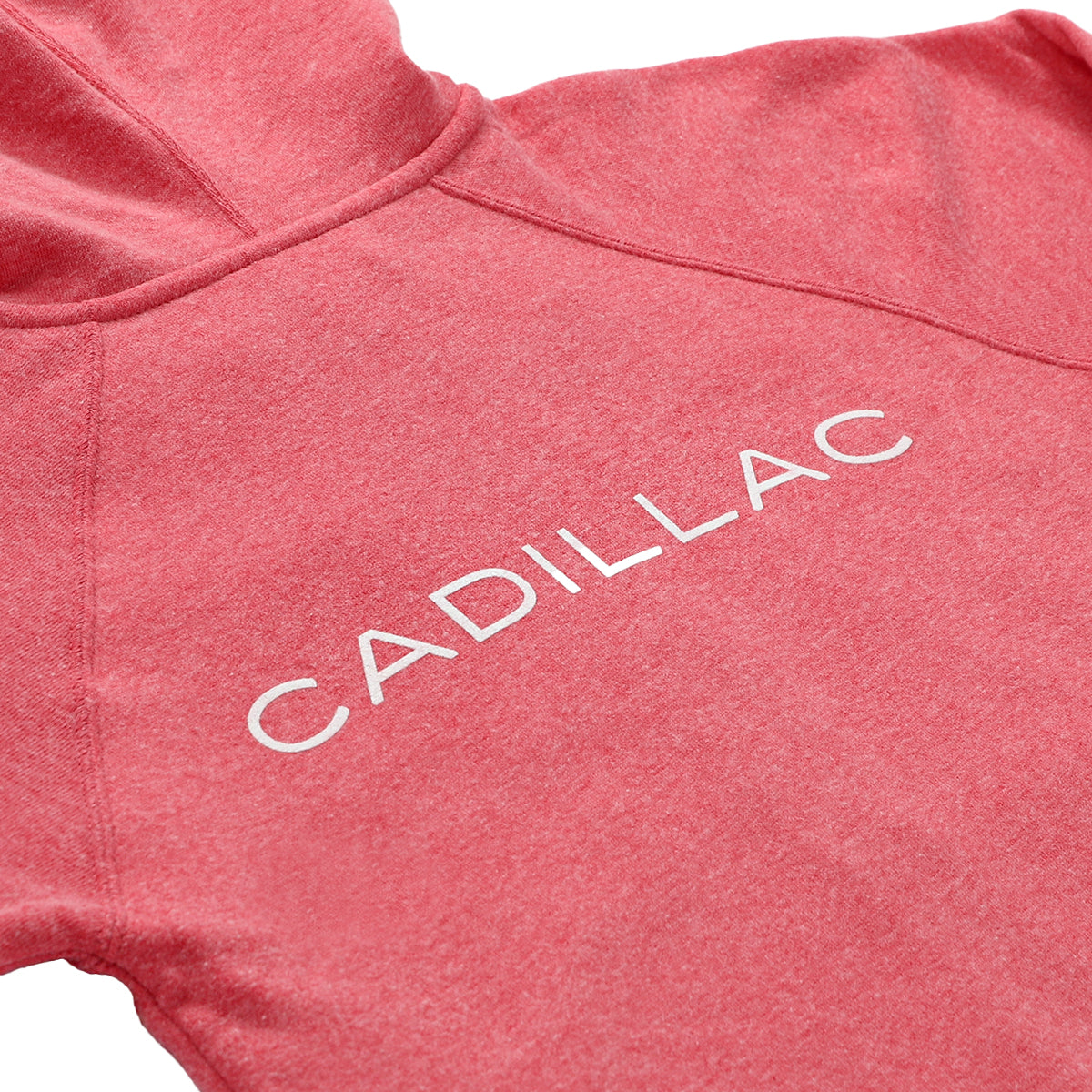 Light Coral Cadillac Youth Full Zip Hoodie - Pomegranate