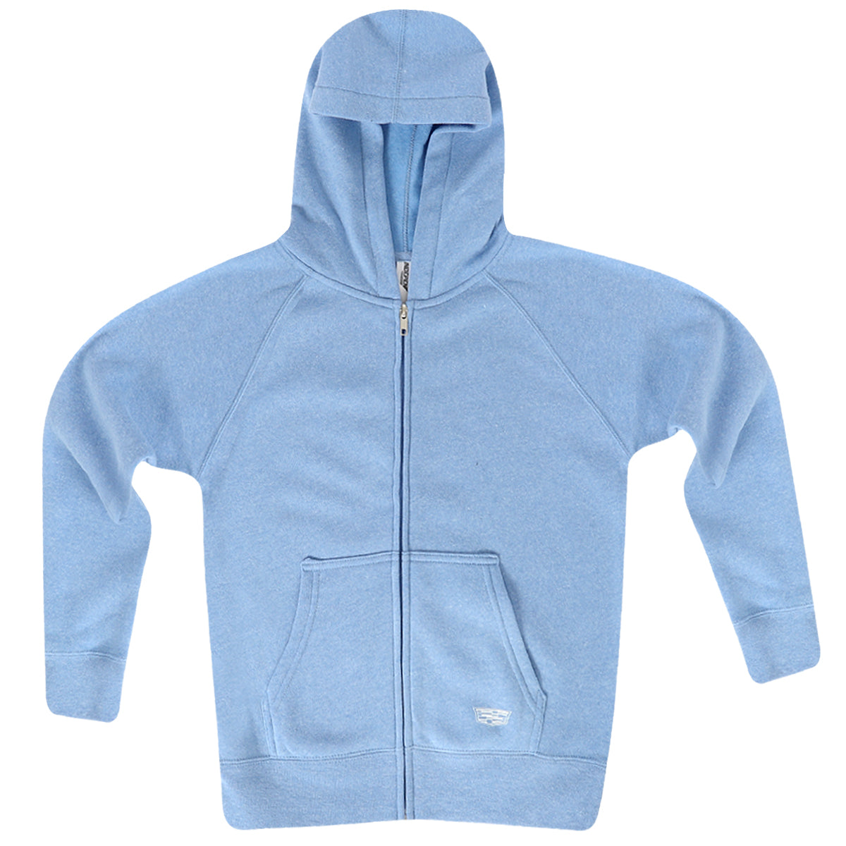 Cadillac Youth Full Zip Hoodie - Pacific Blue