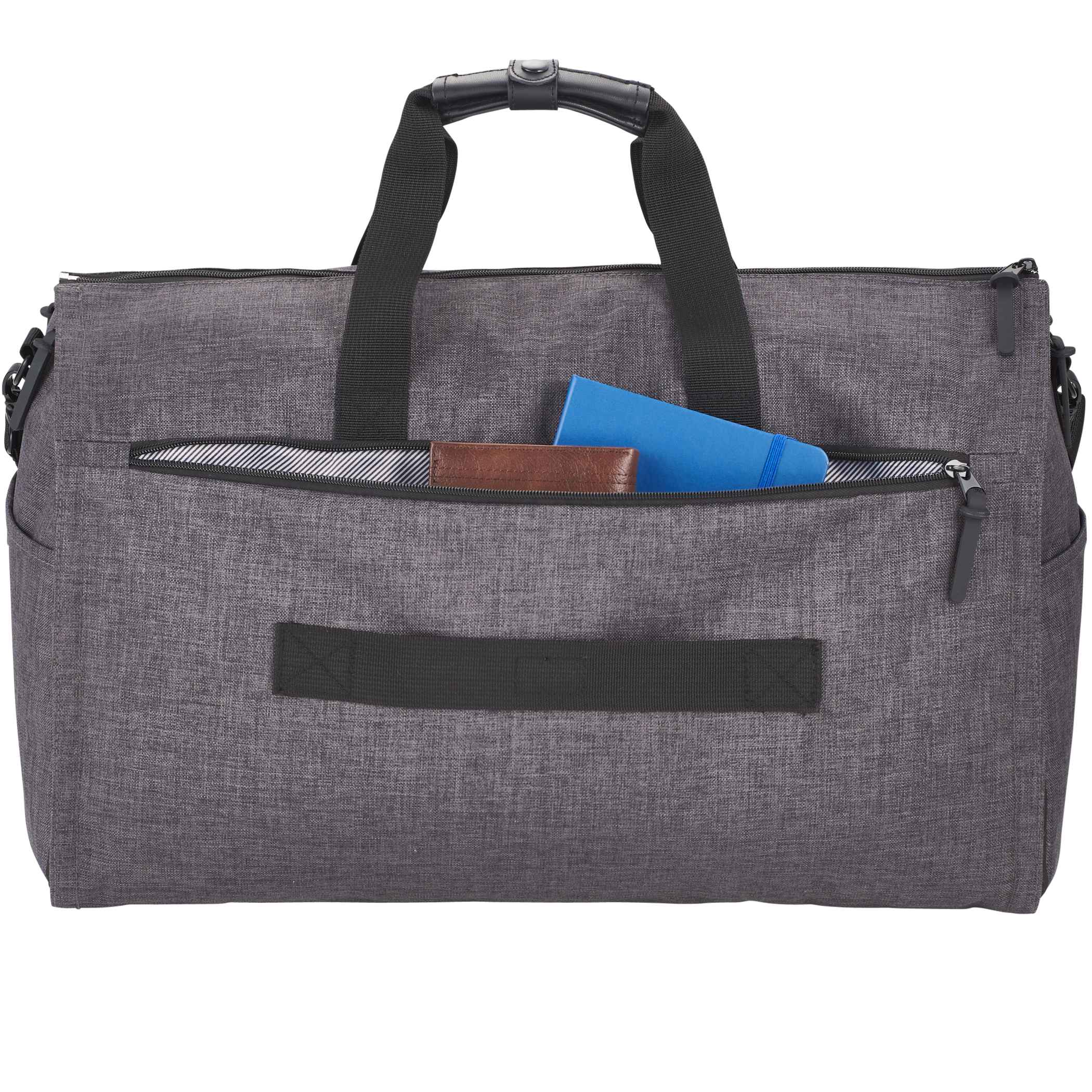 Dim Gray Corvette C8 RPET Garment Duffle Bag