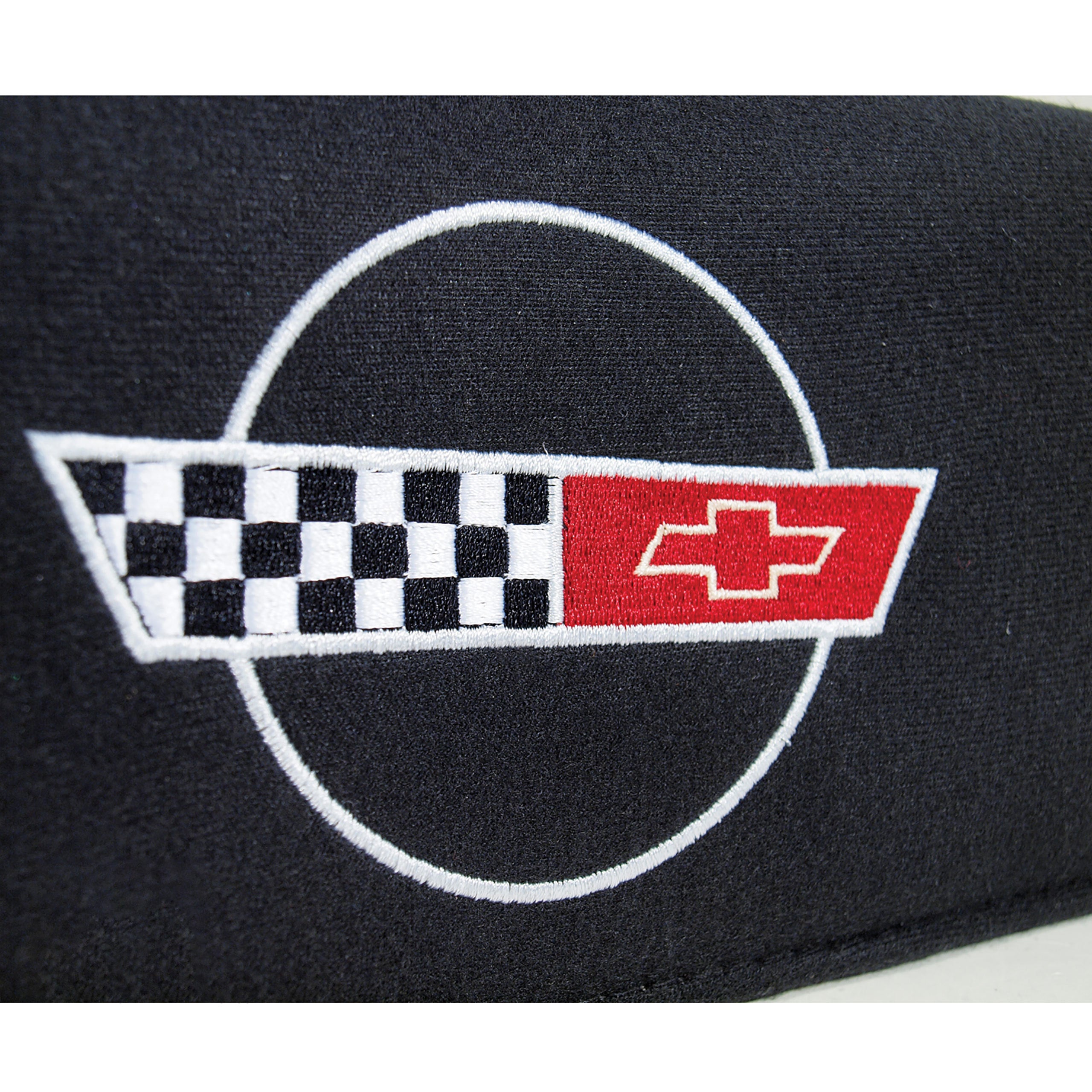 Dark Slate Gray C4 Corvette Sun Visor - Left Hand Embroidered Replacement
